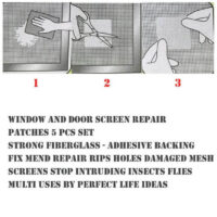 Window Screen Repair Patch, Door Window Screen Patch Tape 15